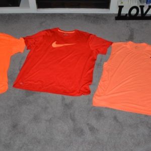 Nike 3 Orange T-shirts all in very good shape